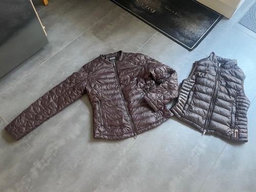 Daunenjacke weste der - +weste, marke