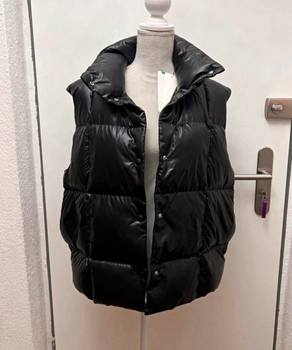Arket damen steppweste schwarz - steppweste,