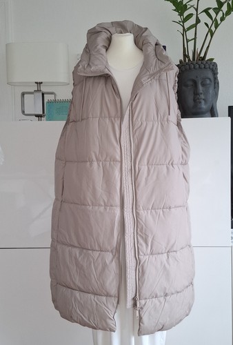Lange puffer weste - lange, puffer-weste/
