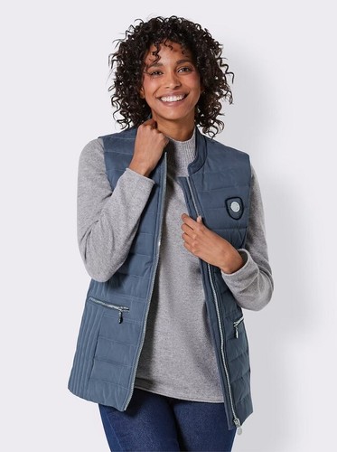 Weste blau damen - weste,